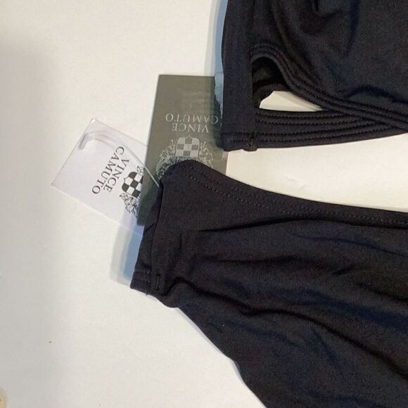 New. Vince Camuto black wrap and ruched bikini set. Normally $112 - Picture 6 of 10